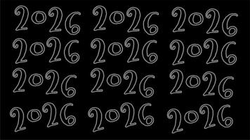 minimal vit 2026 mönster upprepad rutnät layout elegant design video