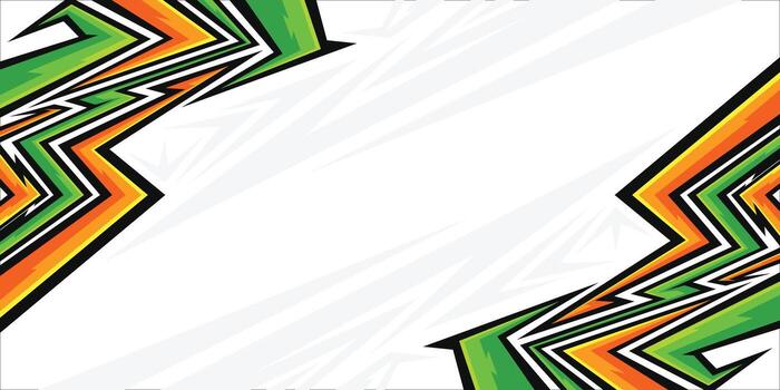 Energetic Abstract Background Featuring Sharp Zigzag Lines vector