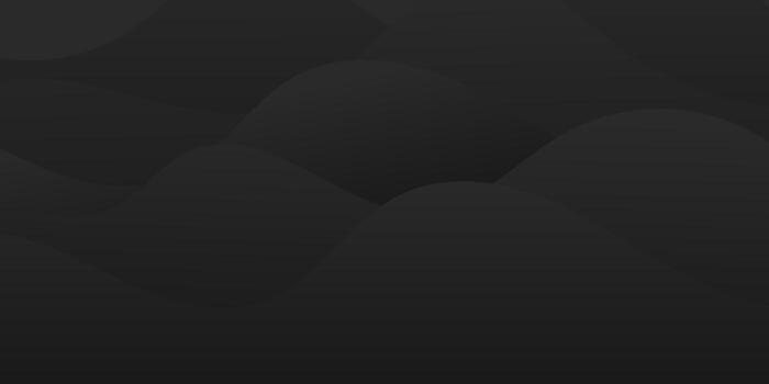 oscuro negro degradado antecedentes con suave resumen nube formas vector