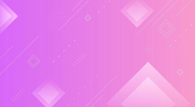 Modern abstract purple background with gradient cubes and geometric transparent shapes vector