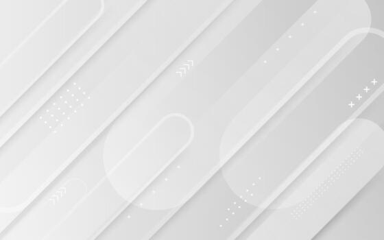 Clean white abstract background with diagonal soft lines and light shadows vector