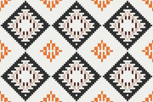 Geometric diamond pattern design vector