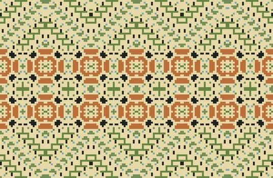 Geometric design with colors and patterns vector