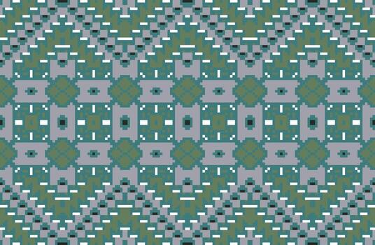 Geometric pattern in earthy tones vector