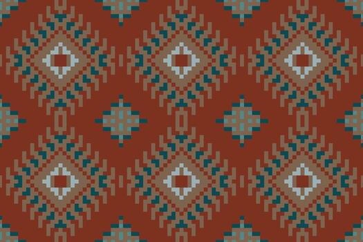 Colorful geometric patterned design vector