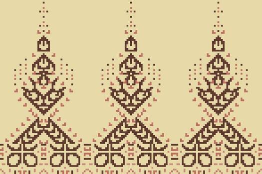 Intricate geometric textile pattern design vector