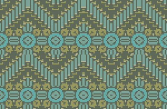 Colorful geometric pattern design vector