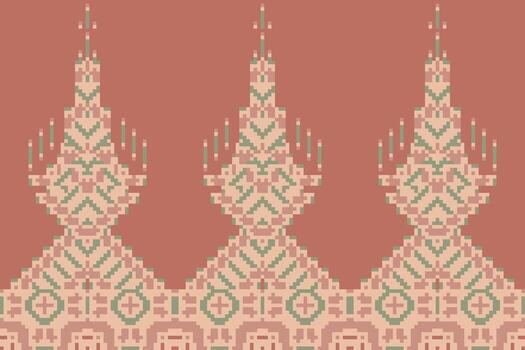 Geometric pattern with soft colors vector