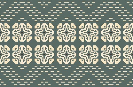 Geometric pattern design in muted colors vector