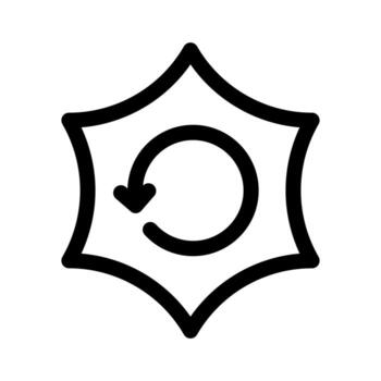 A simple line icon of a person connected by lines, symbolizing a network connection user. vector
