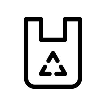 un sencillo línea icono de un usuario perfil en un carné de identidad tarjeta o insignia. vector