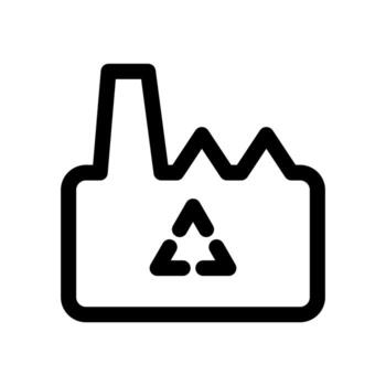 A simple line icon of a person inside a folder, representing user files or directories. vector