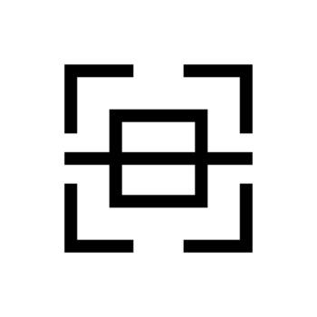 A simple filled icon of chain links, symbolizing a hyperlink or external link. vector