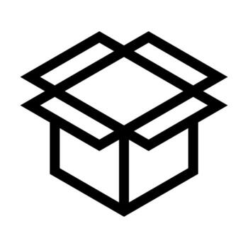 A filled symbol of a main node connected to smaller points, signifying a central network. vector