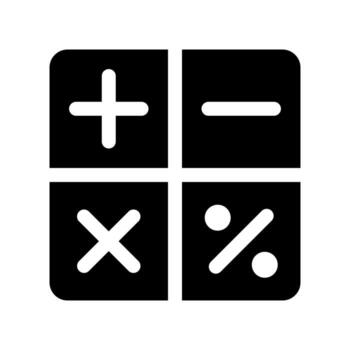 A simple filled icon of a hand on money, representing financial counting or auditing. vector