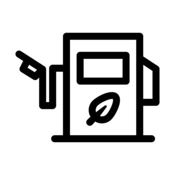 An outline icon of a user profile with a pencil, representing user editing or customization. vector