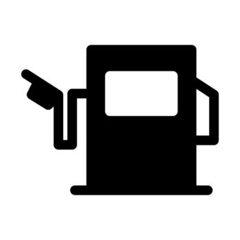 A solid icon of a user profile with a pencil, representing user editing or customization. vector