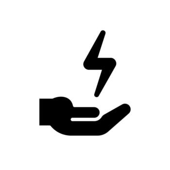 A filled graphic of a person with a wifi symbol, representing an online or connected user. vector