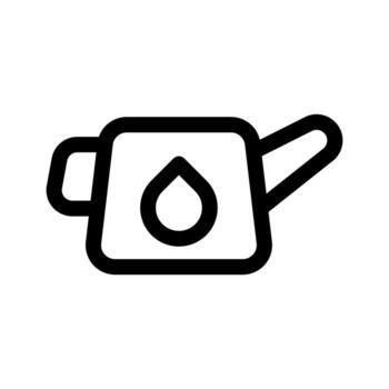 An outline icon of a user profile with a clock, representing user activity time or schedule. vector