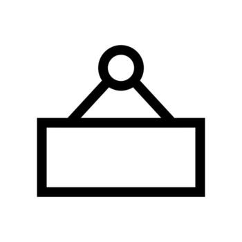 A simple line icon of a bar graph with an upward trend, signifying success. vector