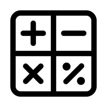 A simple line icon of a hand on money, representing financial counting or auditing. vector