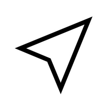 un lineal gráfico de un cursor prensado un botón, simbolizando un hacer clic. vector