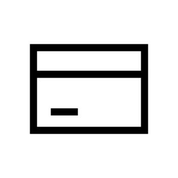 A simple line icon of a desk calendar or date. vector