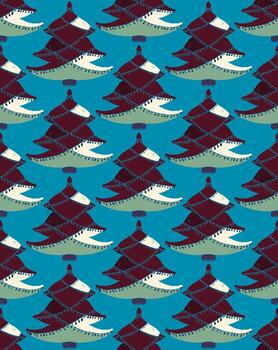 un modelo. con arboles en eso vector