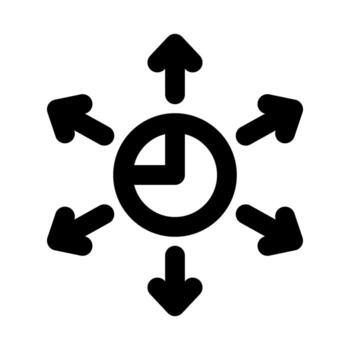 Modern Flat Flowchart Icon Minimal Outline Process and Diagram Symbol vector