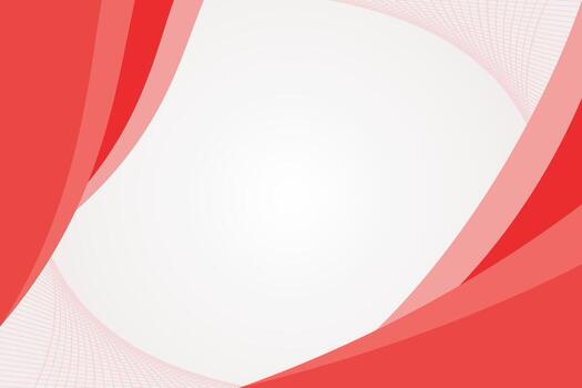 Red wave background design vector