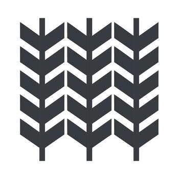 resumen geométrico modelo con flecha motivos vector