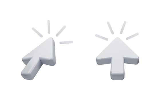 Mouse cursor selecting clicking choosing internet interface vector