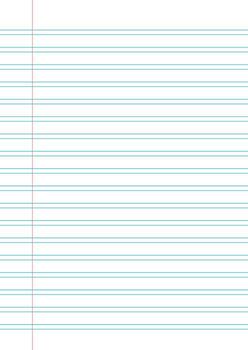 Lined paper sheet design vector
