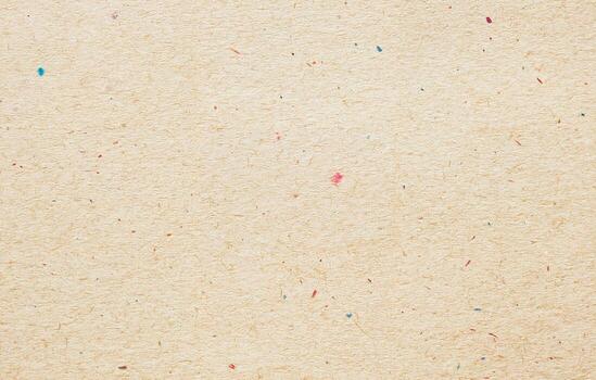 Beige recycled paper texture with natural fibers and subtle grain pattern for background use photo