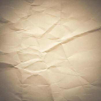 An old blank crumpled paper background photo