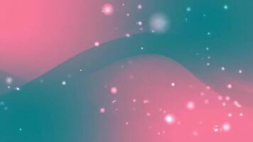 astratto fluente pendenza sfondo con scintillante particelle e morbido leggero effetti. video