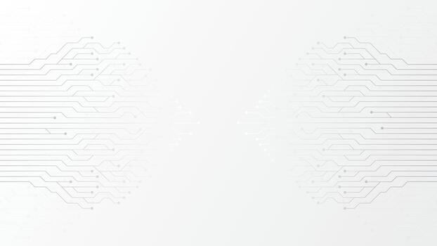 Abstract technology background digital futuristic circuit board. Circuit board electronics digital technology banner white background vector