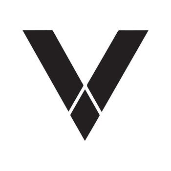 Bold Geometric V Symbol Expressing Power, Engineering, and Design vector
