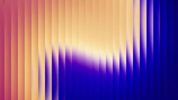 astratto sfondo con verticale strisce nel blu e arancia pendenza, la creazione di un' dinamico e moderno visivo effetto video