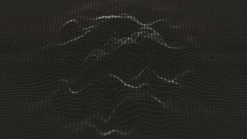 fraktal rutnät med turbulens Karta bakgrund video