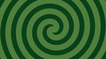 astratto volteggiare infinito ciclo continuo su verde sfondo video