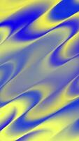 kleurrijk abstract helling achtergrond met geel en blauw vloeiende patroon video
