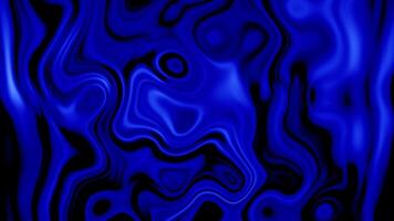 Abstract wavy blue fabric oil texture. Liquid holographic background. Smooth silk fabric surface with ripples and folds on the tissue Holographic Pastel Background with 3D Rendering in Seamless Loop video