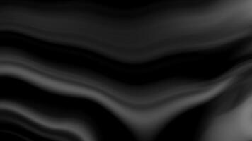 Abstract wavy black fabric texture. Liquid holographic background. Smooth silk fabric surface with ripples and folds on the tissue Holographic Pastel Background with 3D Rendering in Seamless Loop. video
