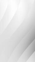 vertikal slät vit abstrakt bakgrund med subtil lutning kurvor, idealisk för modern presentationer, rena bakgrunder, eller minimalistisk design projekt. video