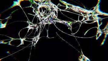 bling bling Design of Fractured chrometype futuristic y2k looping design element Background video