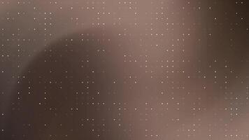 Soft brown gradient dotted pattern creates elegant abstract backdrop for digital projects, presentations, or modern graphic design needs. video