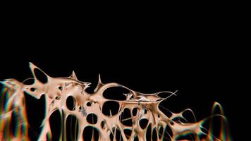 feldesign av välväxt kromtyp trogen y2k looping design element bakgrund felfri video