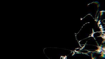 vändning design av cyber kromtyp trogen y2k looping design element bakgrund video