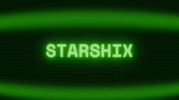 alt Grün crt Bildschirm zeigen Text Raumschiff erscheint im zufällig Panne und Codierung Stil video